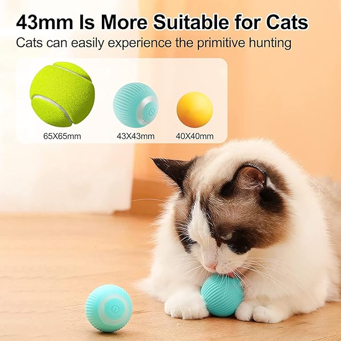 Pelota Automática Inteligente Para Perros y Gatos Que No Puede Ser Mordida🐶