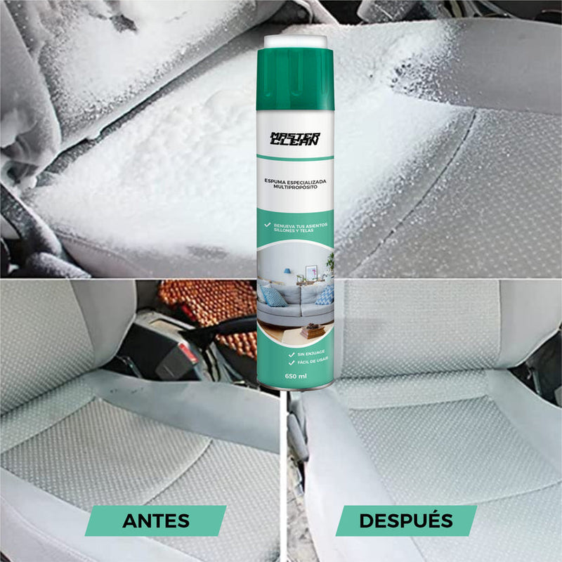 MasterClean© - Espuma Especializada De Limpieza Multipropósito